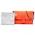 Borsa a tracolla Repeat Avenue in pelle con Anagramma impresso LOEWE Arancione - vista 7