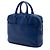 Borsa Business Dior Homme in Pelle Blu - vista 2