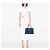 Prada Galleria Double Zip Satchel Medium Bicolor aus Saffiano Lux Blau - Ansicht 6