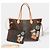 Borsa LOUIS VUITTON Neverfull in Tela Marrone - 104001 - vista 2