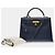 Hermès mala HERMES Kelly 32 em Couro Azul Marinho - 103998 - vista 2