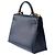 Hermès mala HERMES Kelly 32 em Couro Azul Marinho - 103998 - vista 6