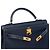 Hermès mala HERMES Kelly 32 em Couro Azul Marinho - 103998 - vista 7