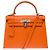Hermès Bolsa HERMES Kelly 28 em Couro Laranja - 103994 - vista 3