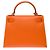 Hermès Bolsa HERMES Kelly 28 em Couro Laranja - 103994 - vista 4