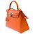 Hermès Bolsa HERMES Kelly 28 em Couro Laranja - 103994 - vista 5