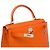 Hermès Bolsa HERMES Kelly 28 em Couro Laranja - 103994 - vista 7