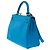 Hermès mala HERMES Kelly 25 em Couro Azul - 103990 - vista 6