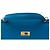 Hermès Borsa HERMES Kelly 25 in Pelle Blu - 103992 - vista 10