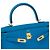Hermès Borsa HERMES Kelly 25 in Pelle Blu - 103992 - vista 7
