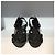 Sandali Chanel raso T.37,5 Nero - vista 3