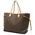 Bolso Tote Louis Vuitton Monogram Neverfull GM Marrón Castaño - vista 2