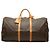 Sac de voyage Louis Vuitton Monogram Keepall 60 Marron