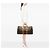 Sac de voyage Louis Vuitton Monogram Keepall 60 Marron - vue 8