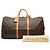 Sac de voyage Louis Vuitton Monogram Keepall 60 Marron - vue 9