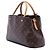 Sac à main Louis Vuitton Monogram Montaigne MM Marron - vue 2