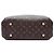 Sac à main Louis Vuitton Monogram Montaigne MM Marron - vue 3