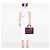 Bolso Lady Dior Satchel Large de Tweed Cannage Rosa con Flecos - vista 5