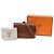Pochette Hermès Courchevel castanha e mala de cintura verde Marrom - vista 7