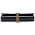 Autre Marque Clutch Saint Laurent Cassandre con borla en charol negro - vista 3