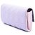 Borsa a tracolla Lady Dior Wallet On Chain in pelle d'agnello Cannage viola Dior Porpora - vista 2