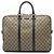 Borsa business Gucci GG Supreme beige