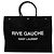 Autre Marque Black Saint Laurent Large Canvas Rive Gauche Tote