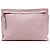 LOEWE T-Clutch aus geprägtem Leder Anagram Repeat rosa Pink