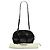 Borsa Bowling Satchel Orchard Burberry Small in pelle grana nera goffrata Check Nero - vista 9