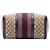 Sac Boston Satchel Gucci Medium GG Canvas Web Joy Beige - vue 3