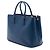 Prada Large Saffiano Lux Galleria Double Zip Tote Blau - Ansicht 2