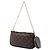 Bolsa Louis Vuitton Monogram Multi Pochette Accessoires Castanha Marrom - vista 2