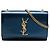 Autre Marque Borsa a tracolla Saint Laurent Kate Small in vernice glitter blu