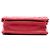 Bolso bandolera con solapa y cadena Prada Nappa Gaufre rojo Roja - vista 3