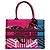 mala Book Tote Dior Medium em tela bordada Rosa Butterfly D Jungle Pop