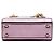 Bolso Lady Dior Mini Satchel de charol metalizado rosa - vista 3
