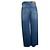 Alanui, jeans wide leg com franjas Azul - vista 2
