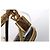 Tom Ford, goldfarbene Leder-Sandalen mit Vorhängeschloss Golden - Ansicht 10