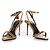 Tom Ford, goldfarbene Leder-Sandalen mit Vorhängeschloss Golden - Ansicht 6