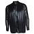 Autre Marque Saint Laurent, Camicia in lurex nera con dettagli arricciati Nero
