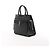 Autre Marque Saint Laurent Paris Uptown Small Leather x Raffia Handbag in Black 561203 Nero - vista 2