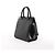 Autre Marque Saint Laurent Paris Uptown Small Leather x Raffia Handbag in Black 561203 Nero - vista 3