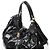 Borsa a tracolla Louis Vuitton Surya XL Monogram Mahina in pelle verniciata Nera M95796 - vista 3