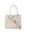 Sac à épaule 2Way Prada Bibliothèque en cuir blanc