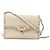 Borsa a tracolla Rockstud Small in pelle grana Valentino Garavani in Beige