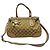 Gucci Princy Borsa Boston in tela monogram Marrone Beige