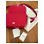 Valentino Garavani Borsa a spalla VLogo Pelle Rossa Rosso - vista 13