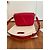 Valentino Garavani Borsa a spalla VLogo Pelle Rossa Rosso - vista 2