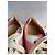 Christian Louboutin Sneakers con Borchie Rosa Bianco - vista 4