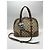 Borsa Gucci Dome in tela monogramma GG Marrone Beige - vista 2
